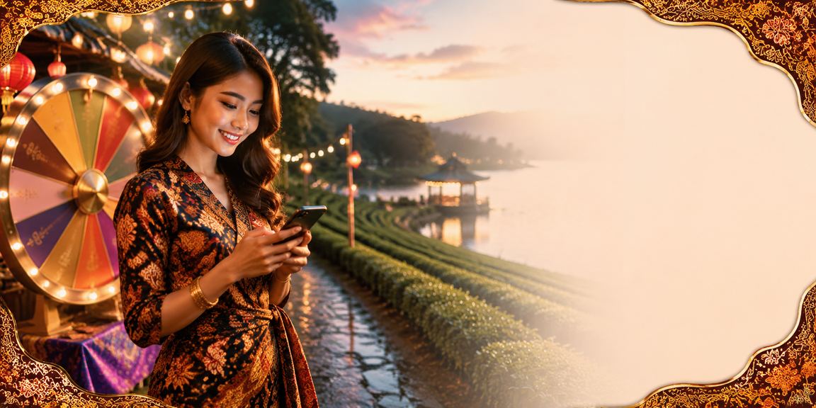 Pengguna Malaysia bermain roulette dengan bonus promosi shell88 bertemakan batik
